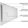 2x4 LED à écran plat 5000K pour le bureau